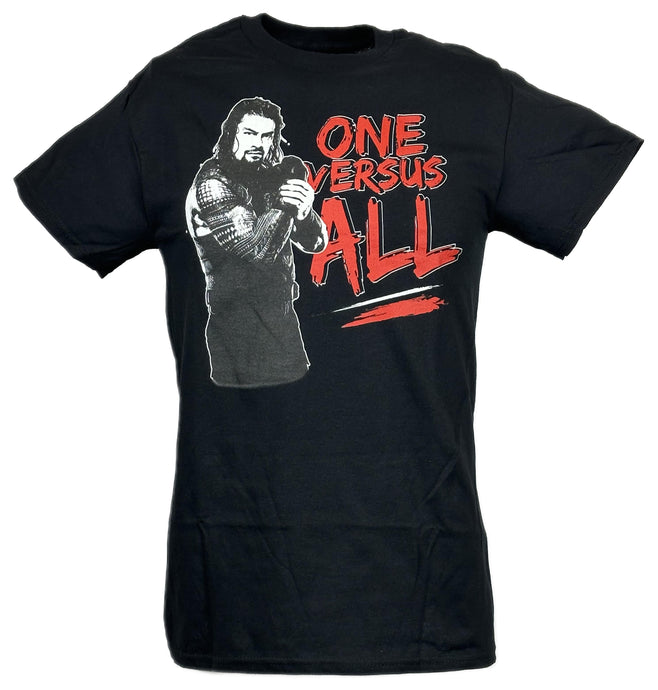 Roman Reigns One Versus All Mens Black T-shirt Sports Mem, Cards & Fan Shop > Fan Apparel & Souvenirs > Wrestling by WWE | Extreme Wrestling Shirts