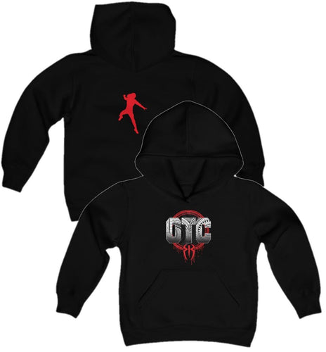 Roman Reigns Original Tribal Chief OTC Kids Youth Black Pullover Hoody by EWS | Extreme Wrestling Shirts