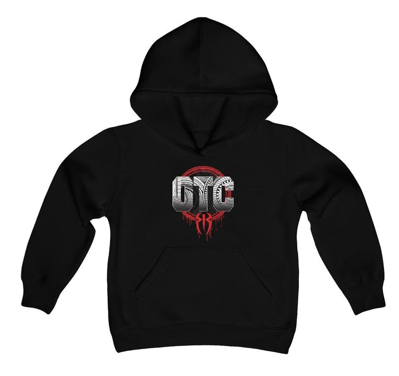 Load image into Gallery viewer, Roman Reigns Original Tribal Chief OTC Kids Youth Black Pullover Hoody by EWS | Extreme Wrestling Shirts
