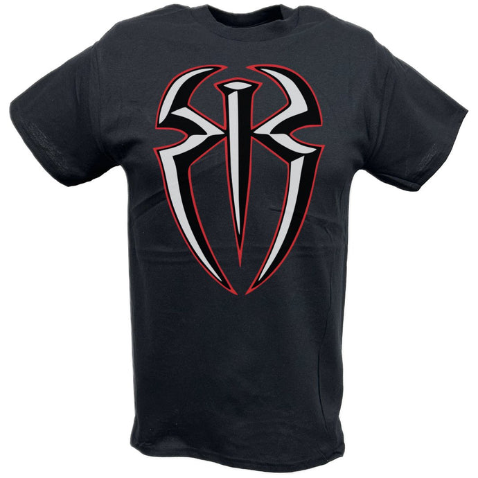 Roman Reigns Red Black Spider Logo T-shirt by EWS | Extreme Wrestling Shirts