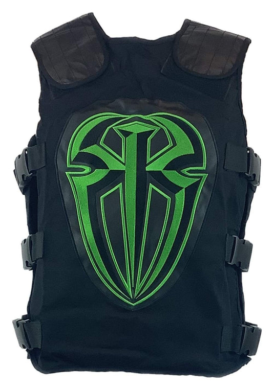 Roman Reigns Shield Walkout Replica Vest Green by EWS | Extreme Wrestling Shirts