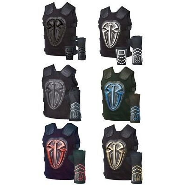 Load image into Gallery viewer, Roman Reigns Tactical Replica Vest Superman Punch Glove Costume-Onyx Black Sports Mem, Cards &amp; Fan Shop &gt; Fan Apparel &amp; Souvenirs &gt; Wrestling by WWE Authentic | Extreme Wrestling Shirts
