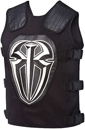 Load image into Gallery viewer, Roman Reigns Tactical Replica Vest Superman Punch Glove Costume-Onyx Black Sports Mem, Cards &amp; Fan Shop &gt; Fan Apparel &amp; Souvenirs &gt; Wrestling by WWE Authentic | Extreme Wrestling Shirts
