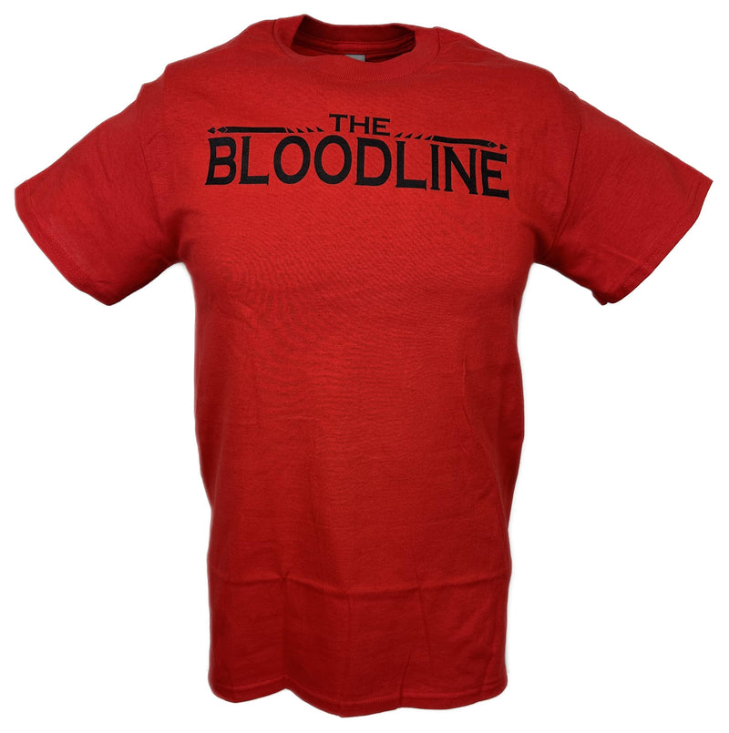 Load image into Gallery viewer, Roman Reigns The Bloodline Logo Red T-shirt by EWS | Extreme Wrestling Shirts
