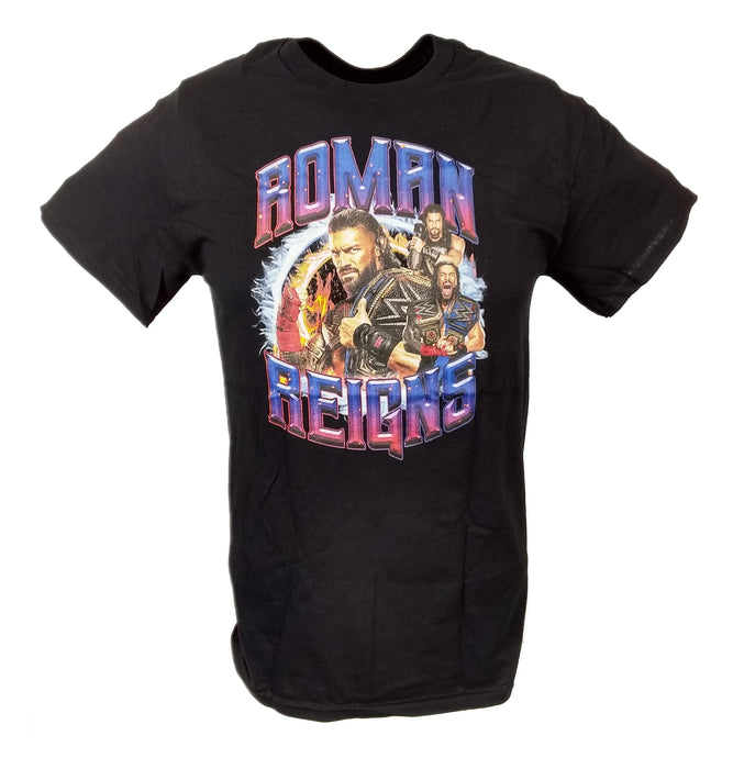 Roman Reigns Total Dominance Mens Black T-shirt by EWS | Extreme Wrestling Shirts