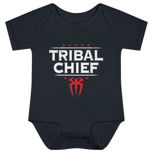 Roman Reigns Tribal Chief Black Baby Bodysuit by EWS | Extreme Wrestling Shirts