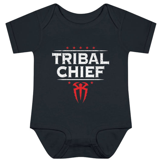 Roman Reigns Tribal Chief Black Baby Bodysuit by EWS | Extreme Wrestling Shirts