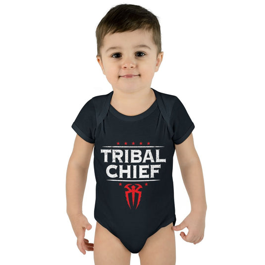 Roman Reigns Tribal Chief Black Baby Bodysuit by EWS | Extreme Wrestling Shirts