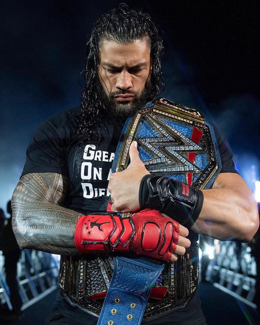 Roman Reigns Tribal Chief Logo WWE Punch Glove Set by EWS | Extreme Wrestling Shirts