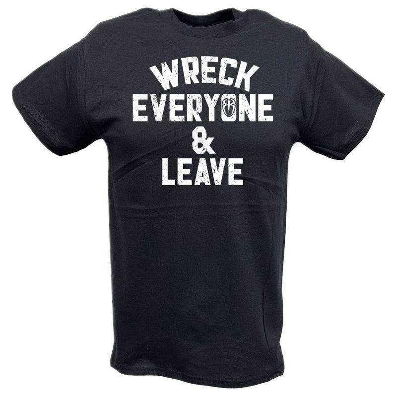 Load image into Gallery viewer, Roman Reigns Wreck Everyone and Leave Mens Black T-shirt Sports Mem, Cards &amp; Fan Shop &gt; Fan Apparel &amp; Souvenirs &gt; Wrestling by Hybrid Tees | Extreme Wrestling Shirts
