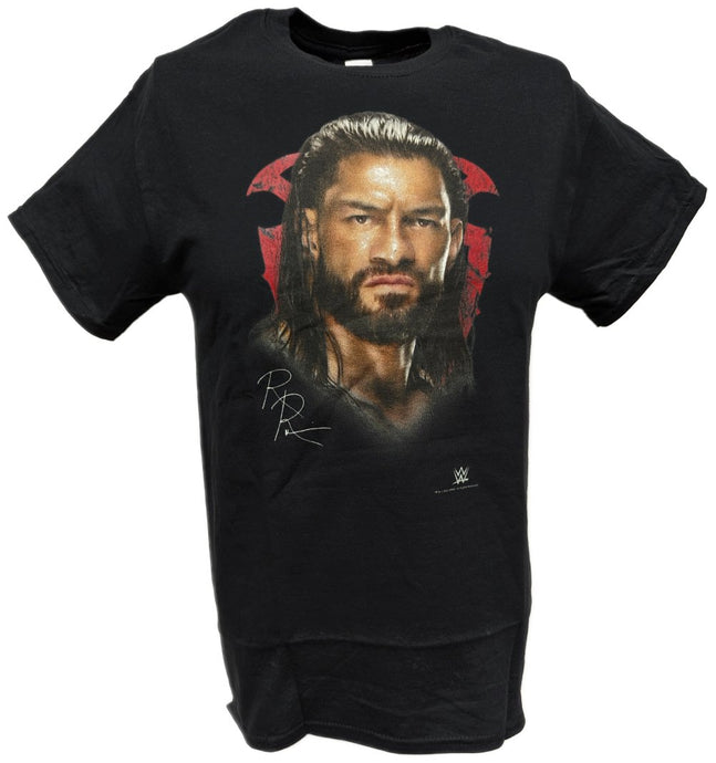 Roman Reigns WWE Signature Black T-shirt by EWS | Extreme Wrestling Shirts