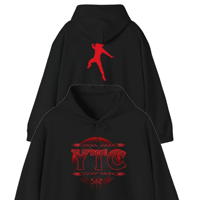 Load image into Gallery viewer, Roman Reigns YTC Your Tribal Chief Bloodline Black Hoody Sweatshirt by EWS | Extreme Wrestling Shirts
