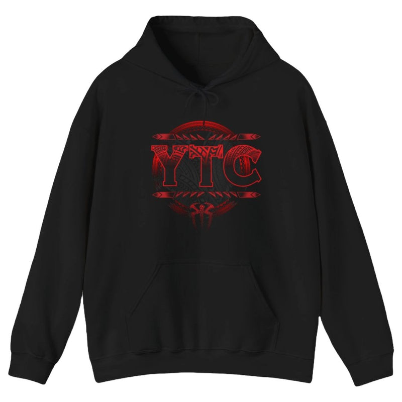 Load image into Gallery viewer, Roman Reigns YTC Your Tribal Chief Bloodline Black Hoody Sweatshirt by EWS | Extreme Wrestling Shirts
