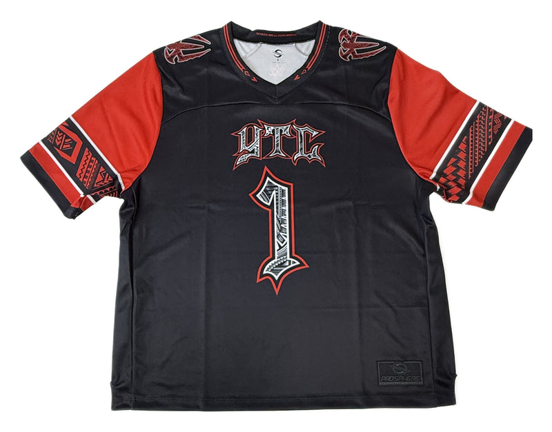 Load image into Gallery viewer, Roman Reigns YTC Your Tribal Chief Jersey Shirt by EWS | Extreme Wrestling Shirts
