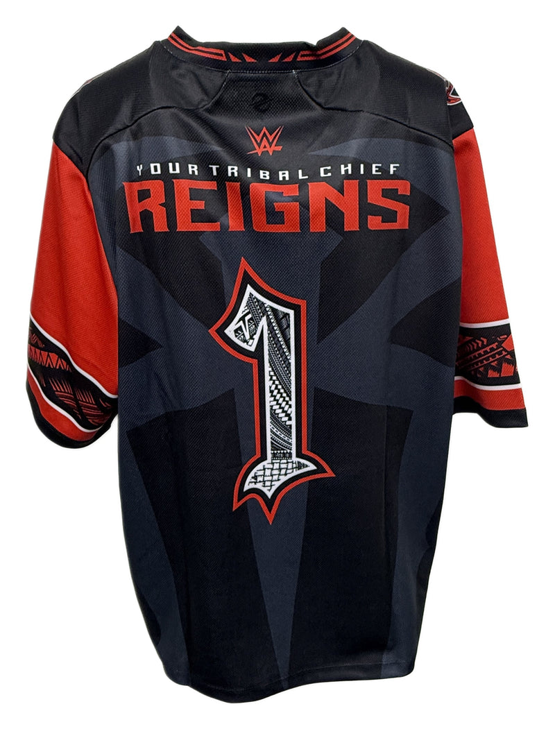 Load image into Gallery viewer, Roman Reigns YTC Your Tribal Chief Jersey Shirt by EWS | Extreme Wrestling Shirts
