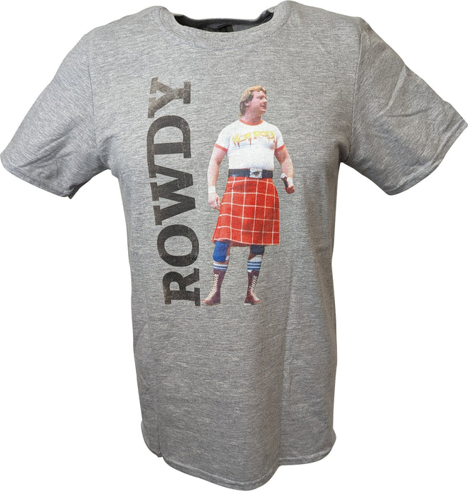 Rowdy Roddy Piper Legends Collection Mens Gray T-shirt Sports Mem, Cards & Fan Shop > Fan Apparel & Souvenirs > Wrestling by EWS | Extreme Wrestling Shirts