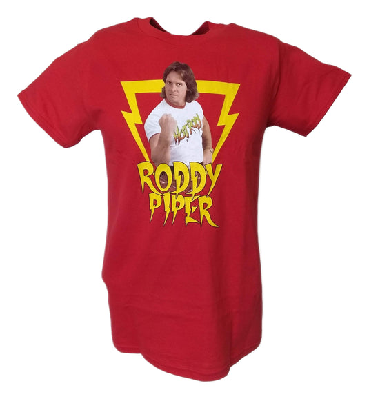 Rowdy Roddy Piper Legends Collection WWE Mens Red T-shirt Sports Mem, Cards & Fan Shop > Fan Apparel & Souvenirs > Wrestling by WWE | Extreme Wrestling Shirts