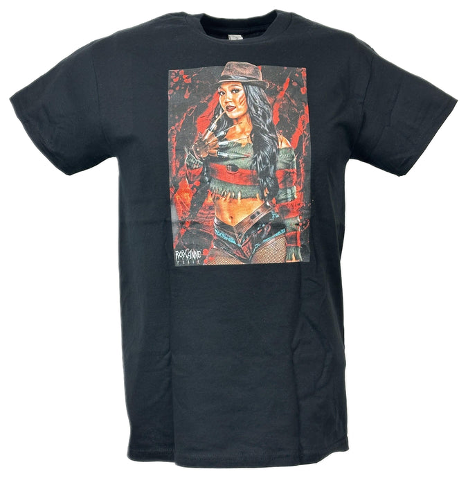 Roxanne Perez Poster Print Black T-shirt by EWS | Extreme Wrestling Shirts