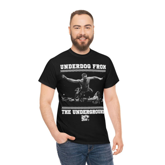 Sami Zayn Underdog from the Underground Mens Black T-shirt Sports Mem, Cards & Fan Shop > Fan Apparel & Souvenirs > Wrestling by EWS | Extreme Wrestling Shirts