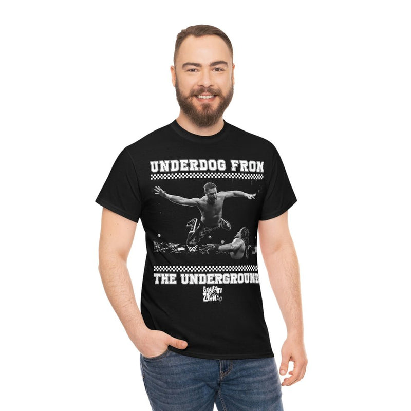 Load image into Gallery viewer, Sami Zayn Underdog from the Underground Mens Black T-shirt Sports Mem, Cards &amp; Fan Shop &gt; Fan Apparel &amp; Souvenirs &gt; Wrestling by WWE | Extreme Wrestling Shirts
