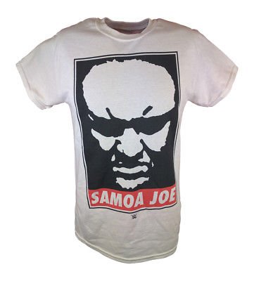 Load image into Gallery viewer, Samoa Joe Submission Machine WWE Mens White T-shirt Sports Mem, Cards &amp; Fan Shop &gt; Fan Apparel &amp; Souvenirs &gt; Wrestling by WWE | Extreme Wrestling Shirts
