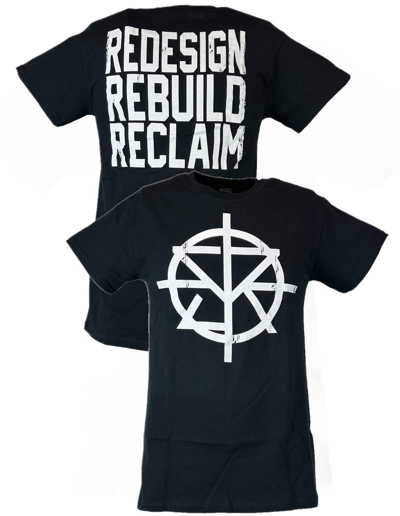 Load image into Gallery viewer, Seth Rollins Mens Black Logo Redesign Rebuild T-shirt Sports Mem, Cards &amp; Fan Shop &gt; Fan Apparel &amp; Souvenirs &gt; Wrestling by EWS | Extreme Wrestling Shirts
