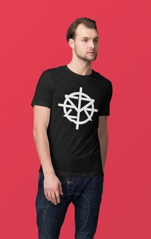 Load image into Gallery viewer, Seth Rollins Mens Black Logo Redesign Rebuild T-shirt Sports Mem, Cards &amp; Fan Shop &gt; Fan Apparel &amp; Souvenirs &gt; Wrestling by EWS | Extreme Wrestling Shirts
