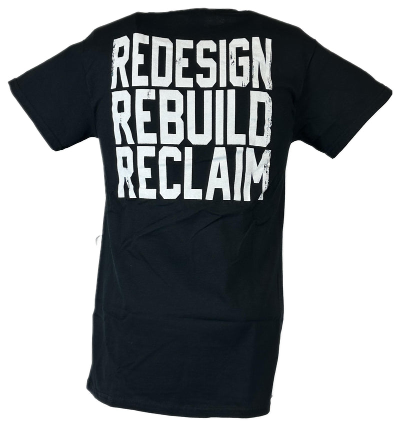 Load image into Gallery viewer, Seth Rollins Mens Black Logo Redesign Rebuild T-shirt Sports Mem, Cards &amp; Fan Shop &gt; Fan Apparel &amp; Souvenirs &gt; Wrestling by EWS | Extreme Wrestling Shirts
