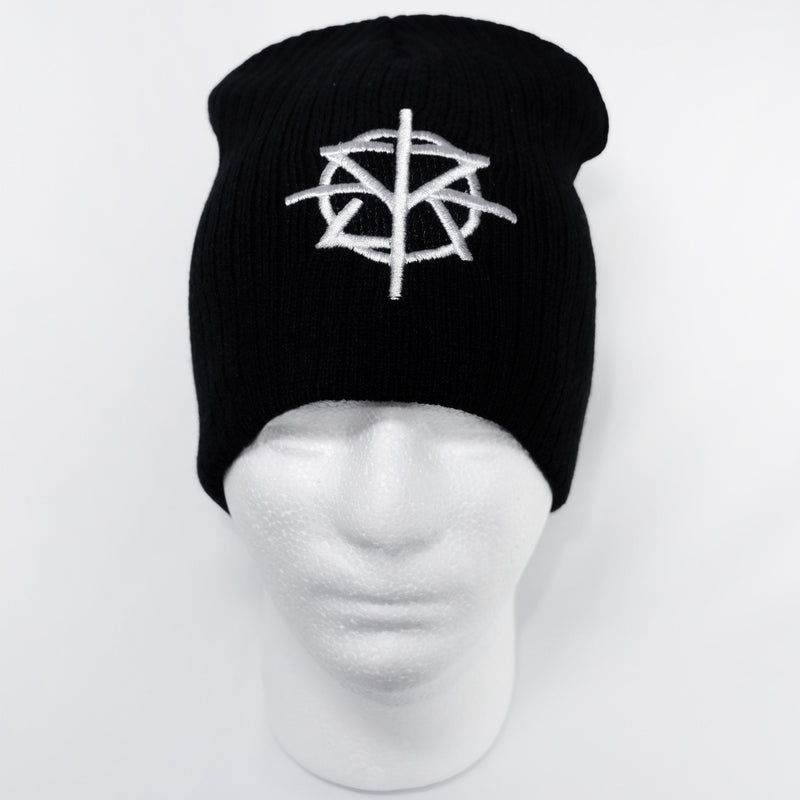Load image into Gallery viewer, Seth Rollins Wrestling Logo Knit Beanie Cap Hat by WWE | Extreme Wrestling Shirts
