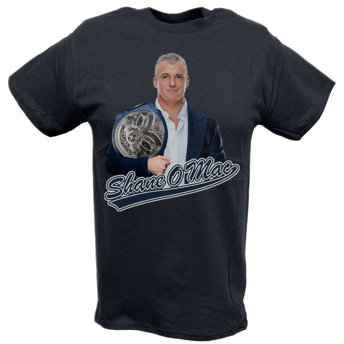 Shane Mcmahon Shane-O-Mac Black T-shirt by EWS | Extreme Wrestling Shirts