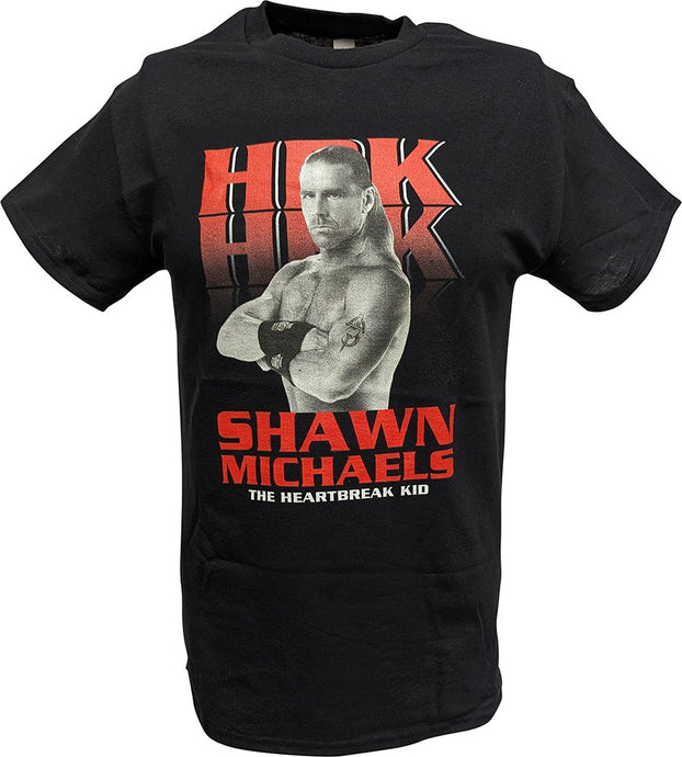 Shawn Michaels Heartbreak Kid Pose WWE Mens T-shirt Sports Mem, Cards & Fan Shop > Fan Apparel & Souvenirs > Wrestling by WWE | Extreme Wrestling Shirts