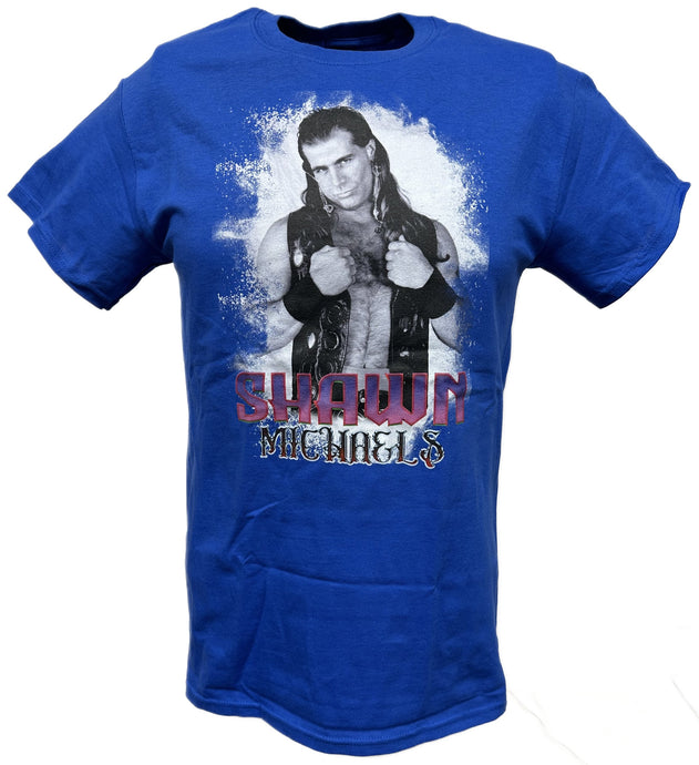 Shawn Michaels Heartbreaker Mens Blue T-shirt by EWS | Extreme Wrestling Shirts