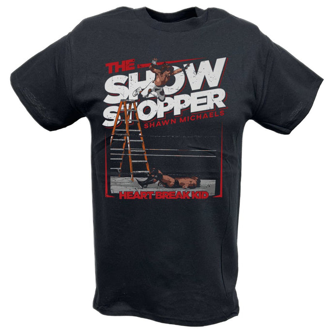 Shawn Michaels Show Stopper Black T-shirt by EWS | Extreme Wrestling Shirts