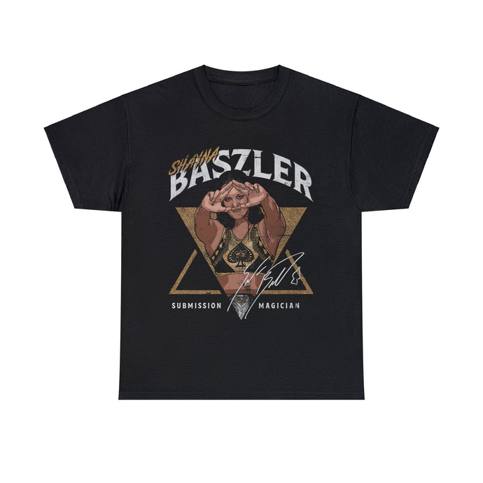 Shayna Baszler Submission Magician Black T-shirt by EWS | Extreme Wrestling Shirts