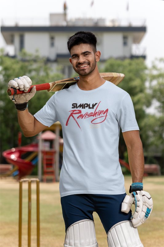 Simply Ravishing Rick Rude Mens Light Blue T-shirt Sports Mem, Cards & Fan Shop > Fan Apparel & Souvenirs > Wrestling by EWS | Extreme Wrestling Shirts