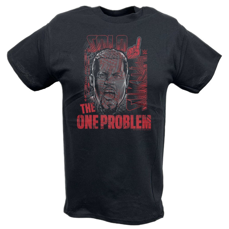 Load image into Gallery viewer, Solo Sikoa The One Problem Black T-shirt by EWS | Extreme Wrestling Shirts
