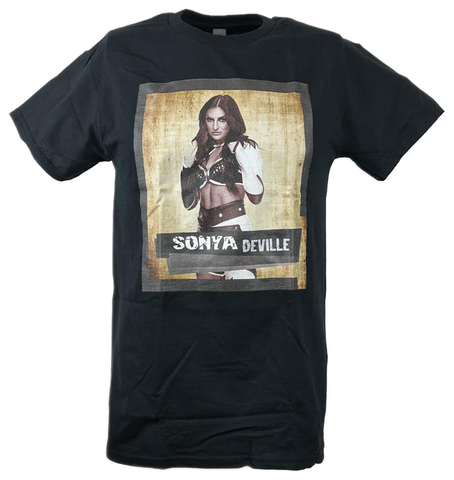 Sonya Deville Ready to Fight Black T-shirt by EWS | Extreme Wrestling Shirts