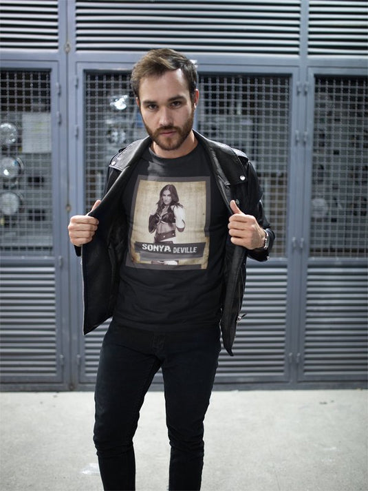 Sonya Deville Ready to Fight Black T-shirt by EWS | Extreme Wrestling Shirts