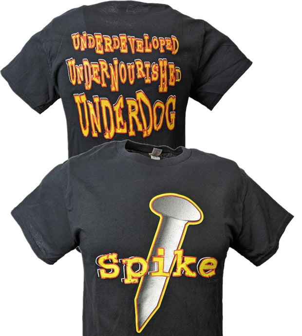 Spike Dudley Underdog Black T-shirt by EWS | Extreme Wrestling Shirts