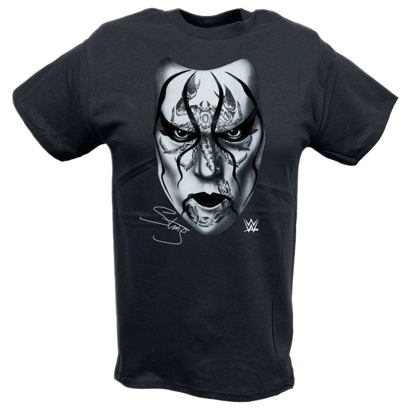 Load image into Gallery viewer, Sting Black Scorpion Face WWE Mens T-shirt Sports Mem, Cards &amp; Fan Shop &gt; Fan Apparel &amp; Souvenirs &gt; Wrestling by WWE | Extreme Wrestling Shirts
