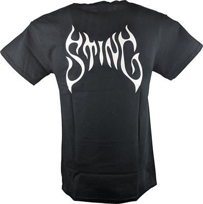 Sting Silent Warrior Mens Black T-shirt Sports Mem, Cards & Fan Shop > Fan Apparel & Souvenirs > Wrestling by Hybrid Tees | Extreme Wrestling Shirts