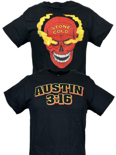 Stone Cold Steve Austin 3:16 Red Skull Mens T-shirt Sports Mem, Cards & Fan Shop > Fan Apparel & Souvenirs > Wrestling by Hybrid Tees | Extreme Wrestling Shirts