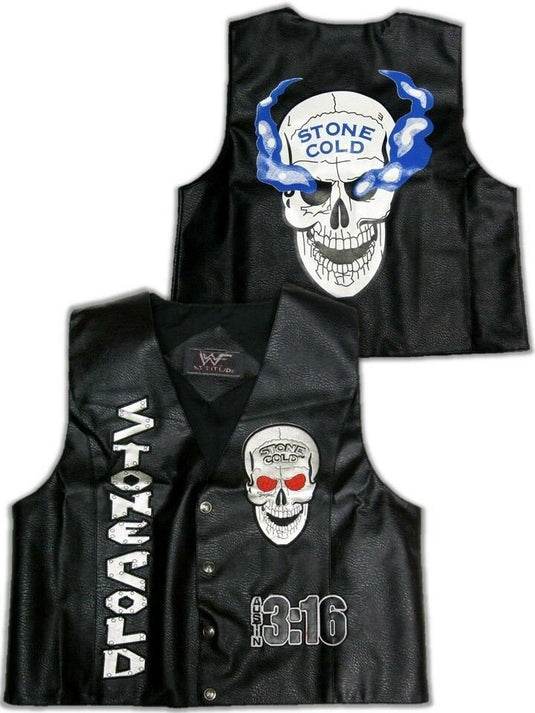 Stone Cold Steve Austin 3:16 Smoking Skull Vest WWF WWE New Sports Mem, Cards & Fan Shop > Fan Apparel & Souvenirs > Wrestling by EWS | Extreme Wrestling Shirts