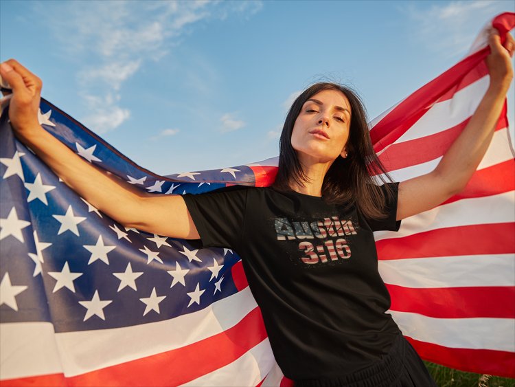 Load image into Gallery viewer, Stone Cold Steve Austin 3:16 USA Mens Black T-shirt Sports Mem, Cards &amp; Fan Shop > Fan Apparel &amp; Souvenirs > Wrestling by EWS | Extreme Wrestling Shirts
