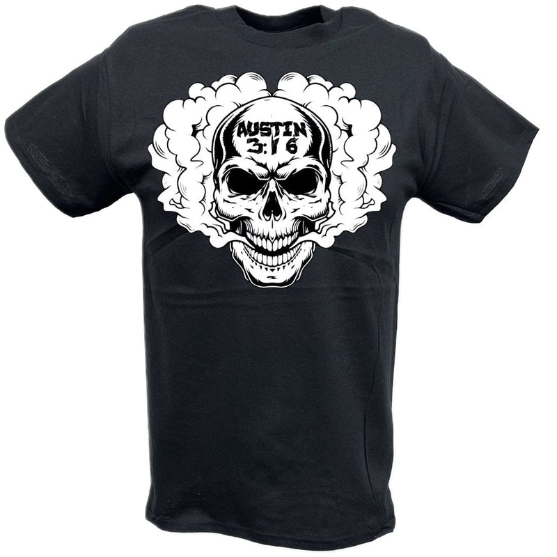 Load image into Gallery viewer, Stone Cold Steve Austin Blowing Smoke T-shirt by EWS | Extreme Wrestling Shirts
