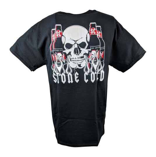 Stone Cold Steve Austin BYOB Beer Skull Mens Black T-shirt Sports Mem, Cards & Fan Shop > Fan Apparel & Souvenirs > Wrestling by EWS | Extreme Wrestling Shirts