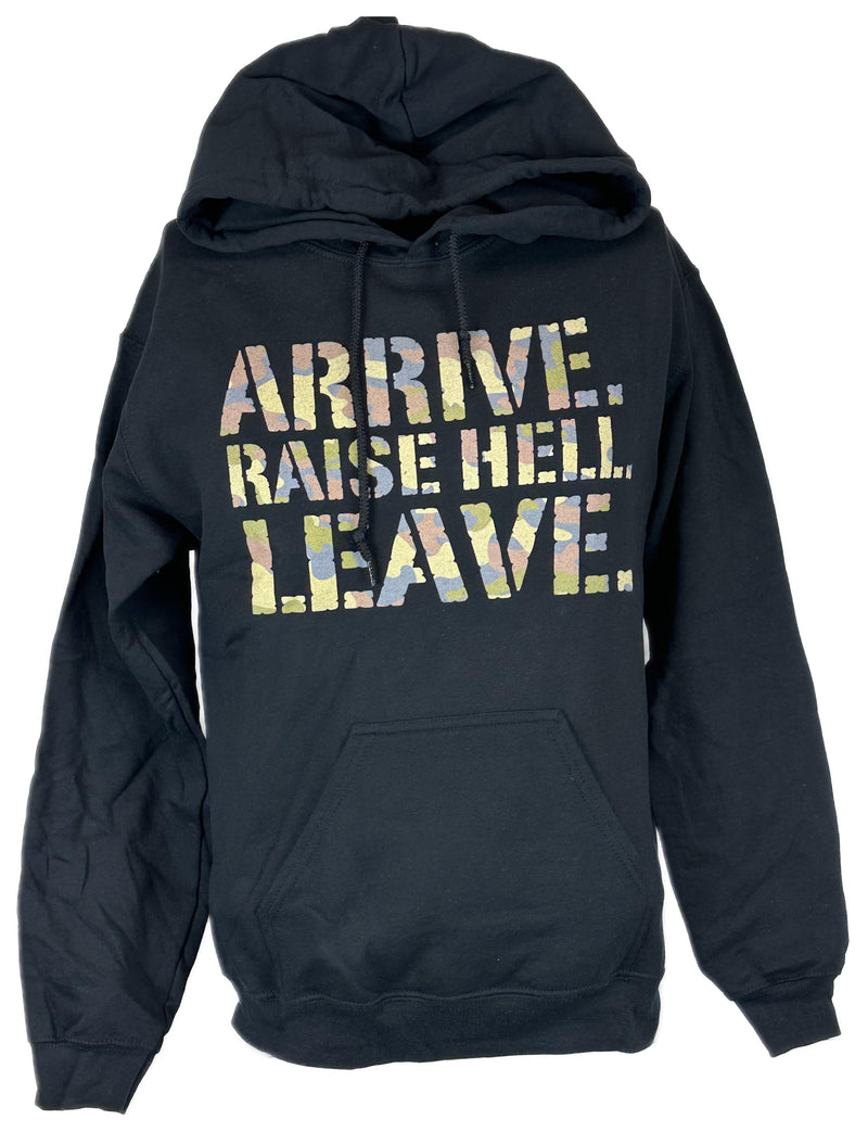 Load image into Gallery viewer, Stone Cold Steve Austin Camo Raise Hell Leave Hoody Sweatshirt by SCSA | Extreme Wrestling Shirts
