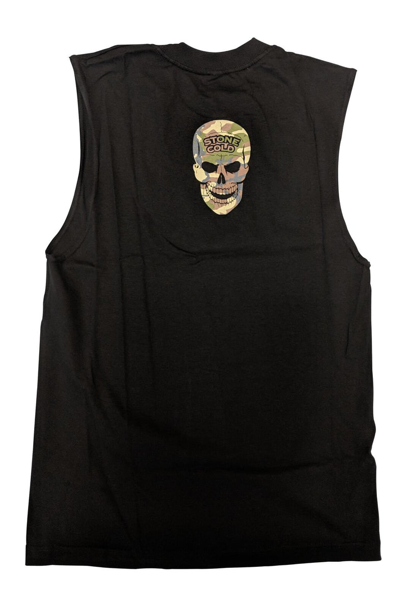 Load image into Gallery viewer, Stone Cold Steve Austin Camo Raise Hell Leave Mens Sleeveless T-shirt Sports Mem, Cards &amp; Fan Shop &gt; Fan Apparel &amp; Souvenirs &gt; Wrestling by Hybrid Tees | Extreme Wrestling Shirts
