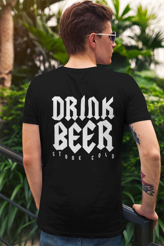 Load image into Gallery viewer, Stone Cold Steve Austin F Fear Drink Beer Mens T-shirt Sports Mem, Cards &amp; Fan Shop &gt; Fan Apparel &amp; Souvenirs &gt; Wrestling by Hybrid Tees | Extreme Wrestling Shirts
