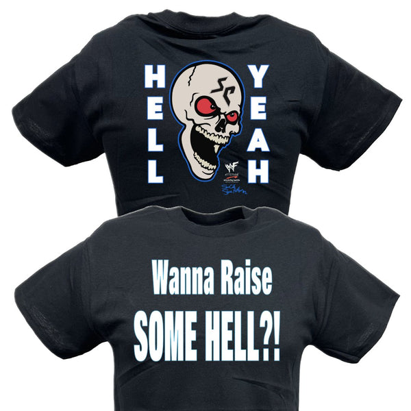 Stone Cold Steve Austin Hell Yeah Skull T-shirt – Extreme